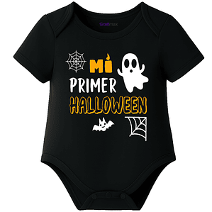 Body Bebé Pilucho Manga Corta Mi 1Er Halloween Grafimax