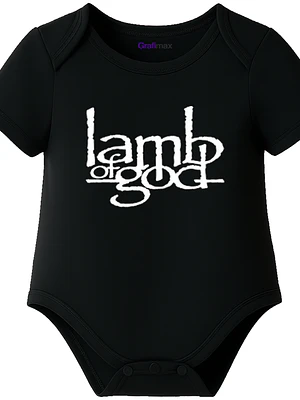 Body Bebé Pilucho Manga Corta Lamb Of God Metal Grafimax