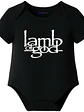 Body Bebé Pilucho Manga Corta Lamb Of God Metal Grafimax - Miniatura 1