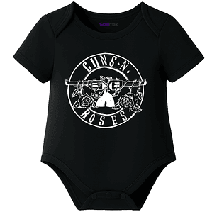 Body Bebé Pilucho Manga Corta Guns N Roses Rock Grafimax