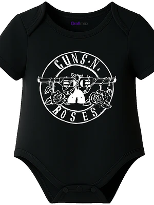 Body Bebé Pilucho Manga Corta Guns N Roses Rock Grafimax