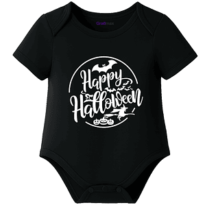 Body Bebé Pilucho Manga Corta Happy Halloween Grafimax