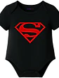Body Bebé Pilucho Manga Corta Superhéroe Superman Grafimax - Miniatura 1