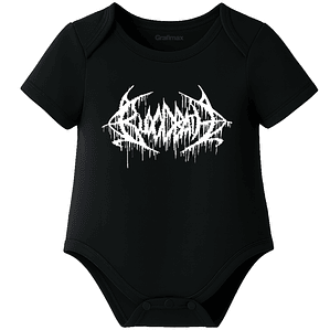 Body Bebé Pilucho Manga Corta Bloodbath Metal Grafimax