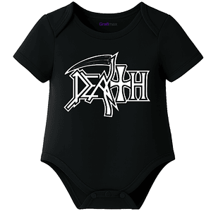 Body Bebé Pilucho Manga Corta Death Metal Grafimax