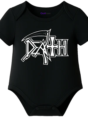 Body Bebé Pilucho Manga Corta Death Metal Grafimax