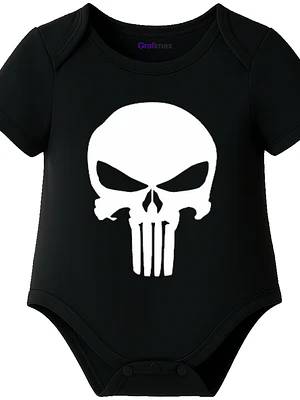 Body Bebé Pilucho Manga Corta Superhéroe Punisher Grafimax