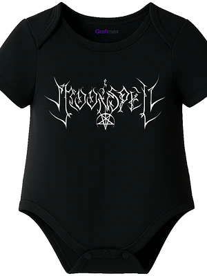 Body Bebé Pilucho Manga Corta Moonspell Metal Grafimax