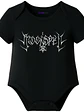 Body Bebé Pilucho Manga Corta Moonspell Metal Grafimax - Miniatura 1