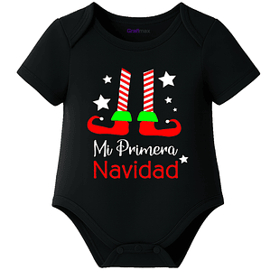 Body Bebé Pilucho Mi Primera Navidad Duendecito Grafimax
