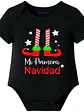 Body Bebé Pilucho Mi Primera Navidad Duendecito Grafimax - Miniatura 1
