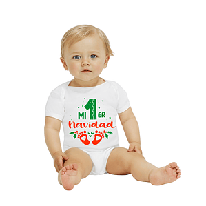 Body Bebé Pilucho Mi Primera Navidad Arbolitos Grafimax