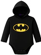 Body Pilucho Con Gorro Algodón Superheroes Batman Grafimax - Miniatura 1