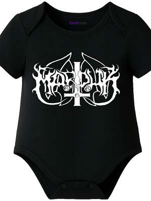 Body Bebé Pilucho Manga Corta Marduk Metal Grafimax