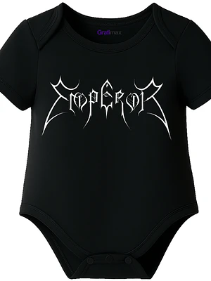 Body Bebé Pilucho Manga Corta Emperor Metal Grafimax