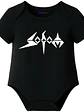 Body Bebé Pilucho Manga Corta Sodom Rock Metal Grafimax - Miniatura 1