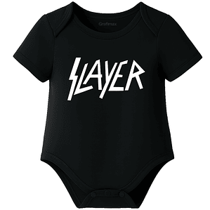 Body Bebé Pilucho Manga Corta Slayer Rock Metal Grafimax
