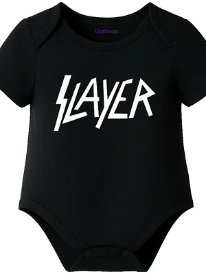 Body Bebé Pilucho Manga Corta Slayer Rock Metal Grafimax
