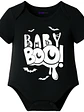 Body Bebé Pilucho Manga Corta Halloween Baby Boo Grafimax - Miniatura 1