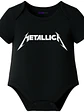 Body Bebé Pilucho Manga Corta Metallica Rock Metal Grafimax - Miniatura 1
