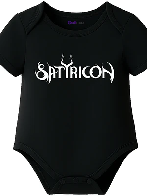 Body Bebé Pilucho Manga Corta Satyricon Rock Metal Grafimax