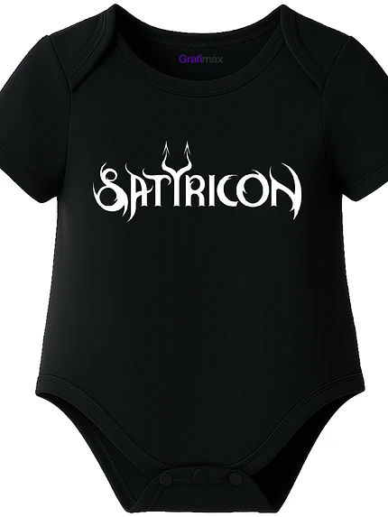 Body Bebé Pilucho Manga Corta Satyricon Rock Metal Grafimax 1