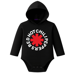Body Pilucho Con Gorro Rock Red Hot Chili Peppers Grafimax