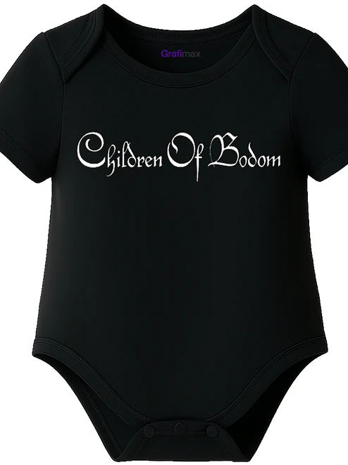 Body Bebé Manga Corta Children Of Bodom Metal Grafimax 1