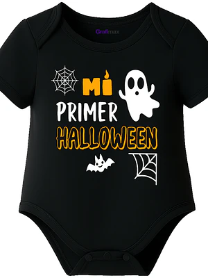 Body Bebé Pilucho Manga Corta Mi Primer Halloween Grafimax