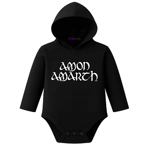 Body Pilucho Con Gorro Rock Metal Amon Amarth Grafimax