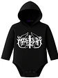 Body Pilucho Con Gorro 100% Algodón Metal Marduk Grafimax - Miniatura 1