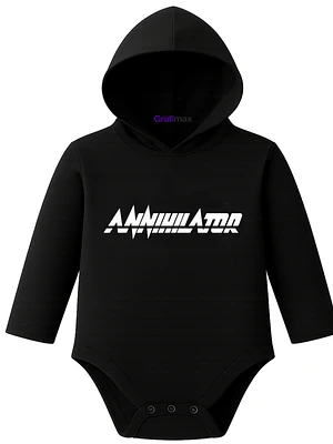 Body Pilucho Con Gorro Algodón Metal Annihilator Grafimax