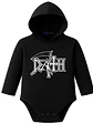 Body Pilucho Con Gorro Metal 100% Algodón Death Grafimax - Miniatura 1