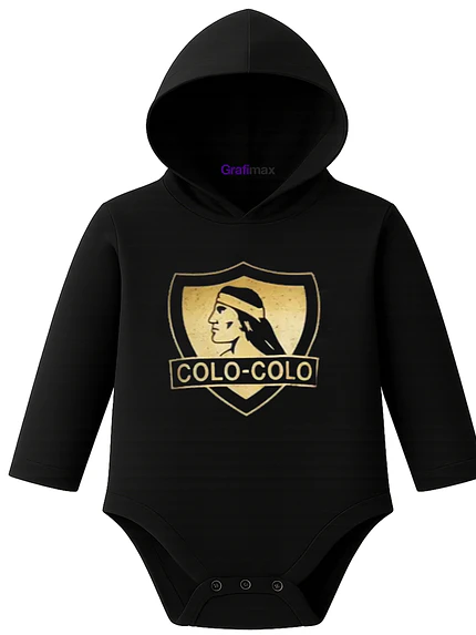 Body Pilucho Con Gorro 100% Algodón Colo Colo Grafimax 1