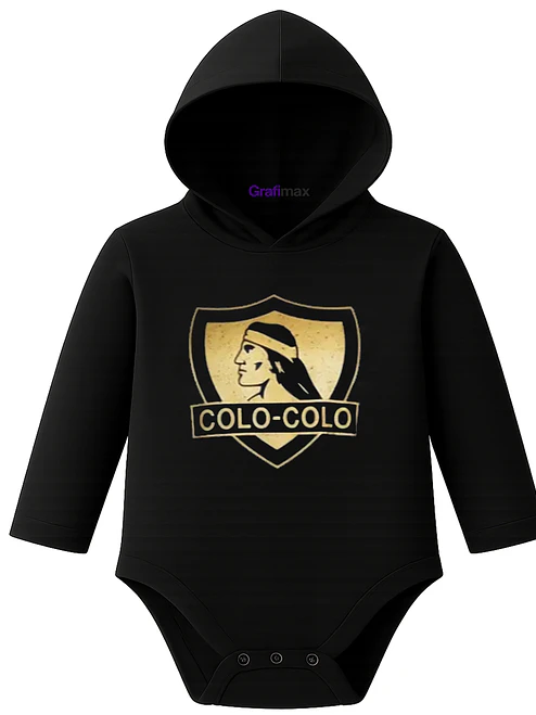 Body Pilucho Con Gorro 100% Algodón Colo Colo Grafimax 1