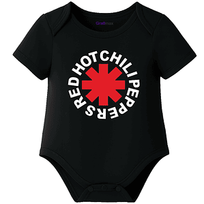 Body Bebé Pilucho Manga Corta Red Hot Chili Peppers Grafimax