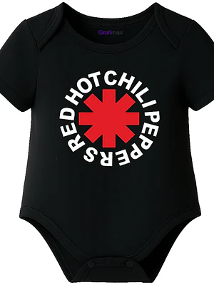 Body Bebé Pilucho Manga Corta Red Hot Chili Peppers Grafimax