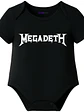 Body Bebé Pilucho Manga Corta Megadeth Rock Metal Míºsica Grafimax - Miniatura 1