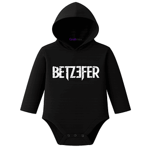 Body Pilucho Con Gorro 100% AlgodÃ³n Metal Betzefer Grafimax