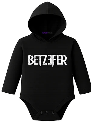 Body Pilucho Con Gorro 100% AlgodÃ³n Metal Betzefer Grafimax
