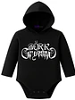 Body Pilucho Con Gorro Algodón Metal Mork Gryning Grafimax - Miniatura 1