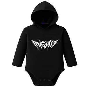 Body Pilucho Con Gorro Metal 100% Algodón Iniquity Grafimax