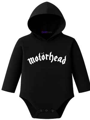 Body Pilucho Con Gorro 100% Algodón Motorhead Rock Música Grafimax