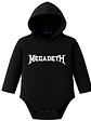 Body Pilucho Con Gorro Algodón Rock Metal Megadeth Música Grafimax - Miniatura 1