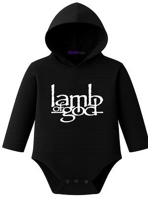 Body Pilucho Con Gorro Algodón Lamb Of God Metal Grafimax