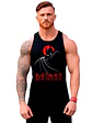 Polera Musculosa Batman Animated Gym Superhéroes Grafimax - Miniatura 1