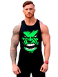 Polera Musculosa Hulk Avenger Sudadera Gym Grafimax - Miniatura 1