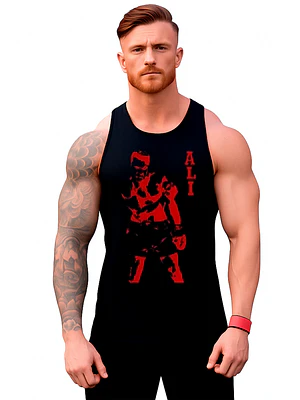Polera Musculosa Sin Manga Muhammad Ali Grafimax