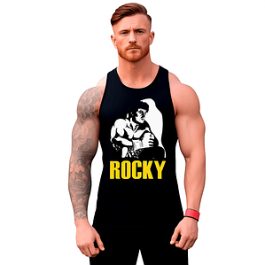 Polera Rocky Musculosa Sin Mangas Pelí­cula Grafimax