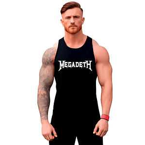 Polera Musculosa Sin Manga Megadeth Música Metal Grafimax